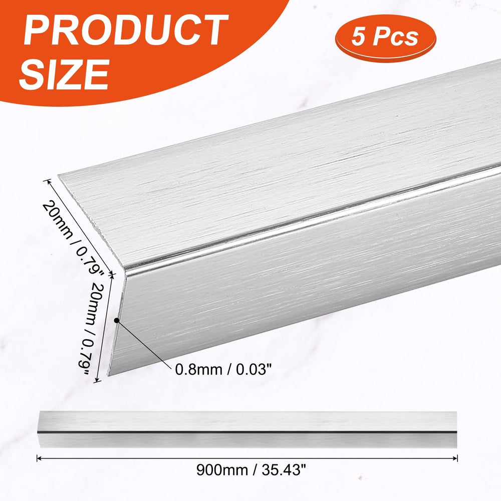 uxcell 5pc set shown with adhesive backing for easy peel-and-stick installation