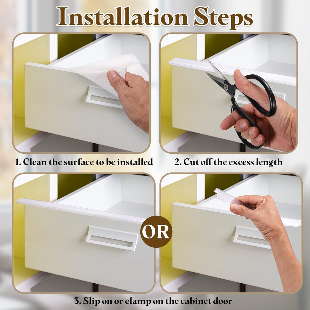 uxcell cabinet edge protector supports long-lasting furniture by reducing dents.