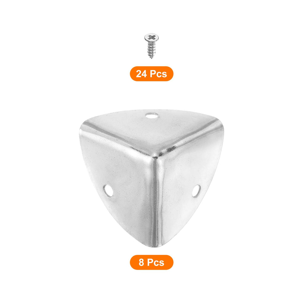 uxcell carbon steel corner protectors provide strong rust-resistant durability for boxes