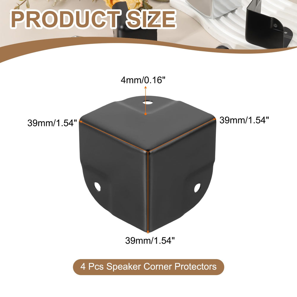uxcell iron corner edge guard protects stage gear and cabinets