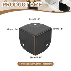 uxcell iron corner edge guard protects stage gear and cabinets
