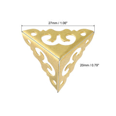 uxcell gold corner protector set of four protects furniture corners