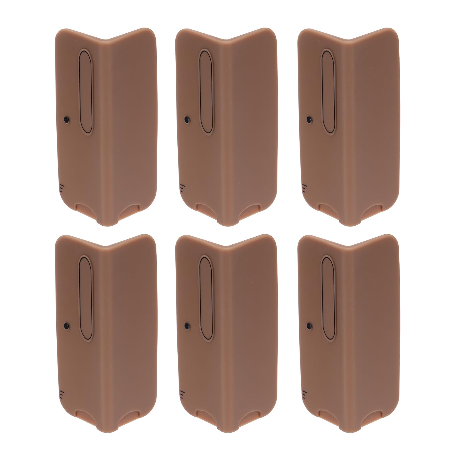 uxcell corner protectors Coffee 6pcs assembled protect furniture edges from everyday bumps.
