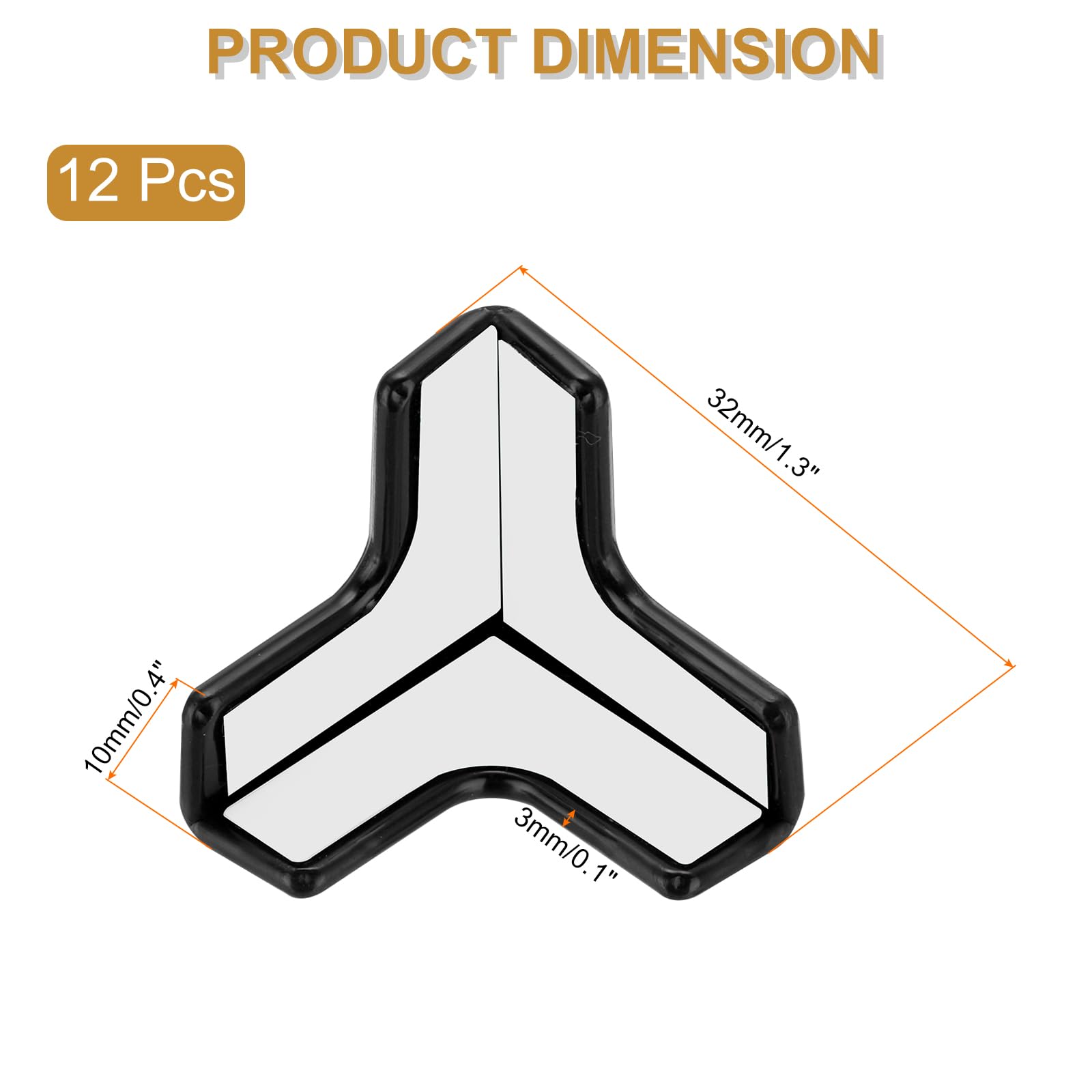 uxcell corner protectors star shape provides soft edge protection for desks and tables