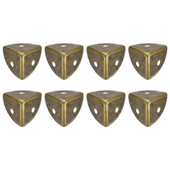 uxcell decorative box corner cover in bronze guarding 18mm edge