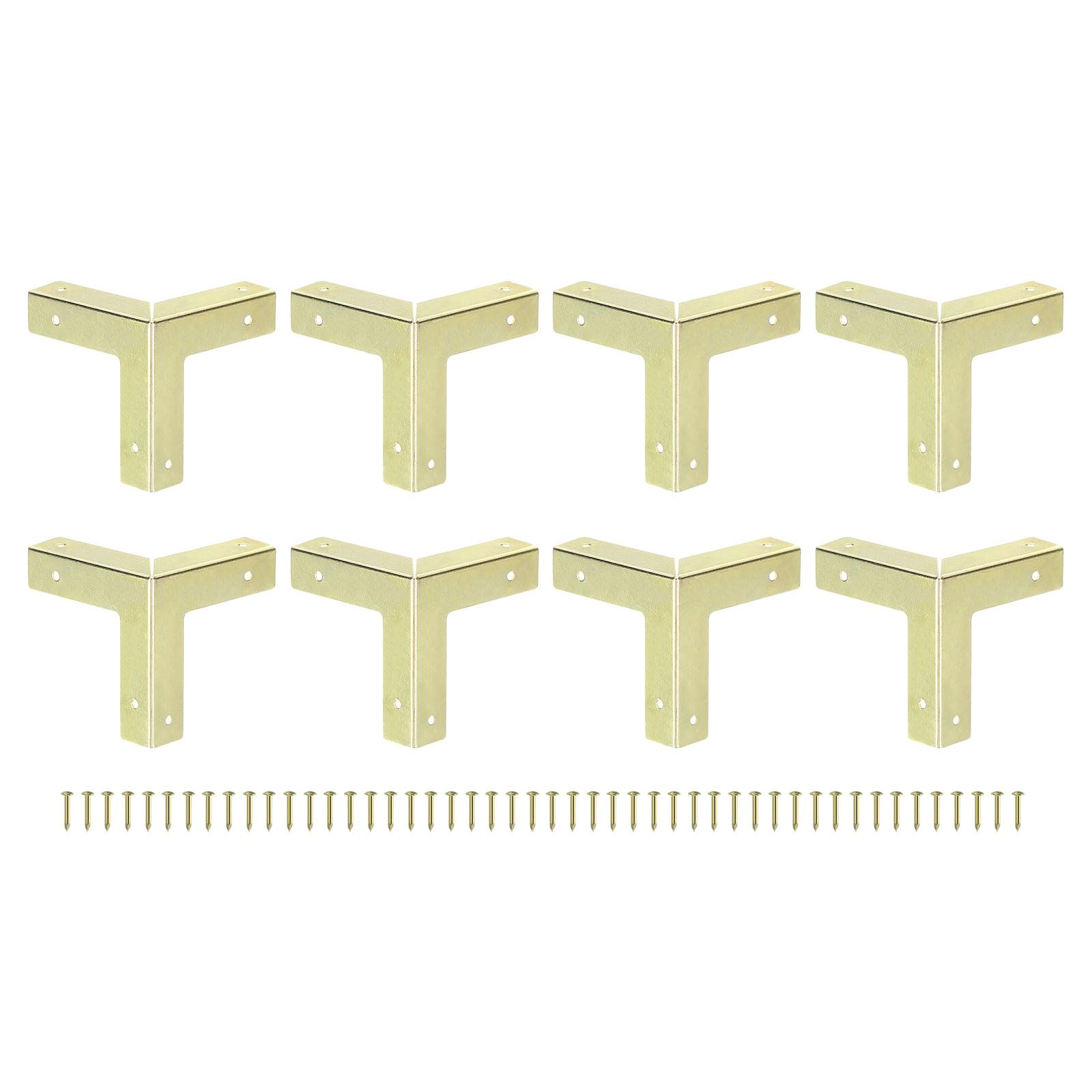 uxcell decorative box corner cover in yellow protecting a 32mm edge