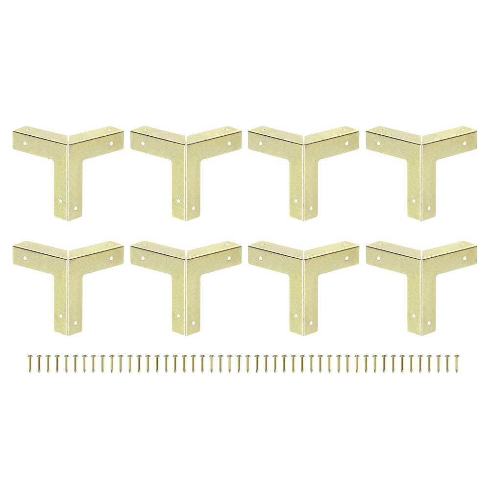 uxcell decorative box corner cover in yellow protecting a 32mm edge