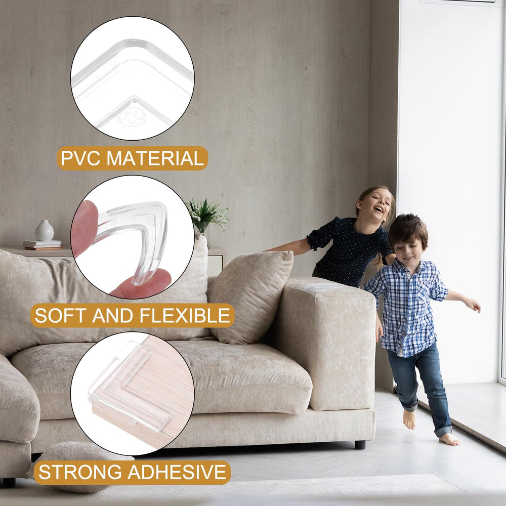 uxcell deer-shaped corner protectors adding playful edge protection