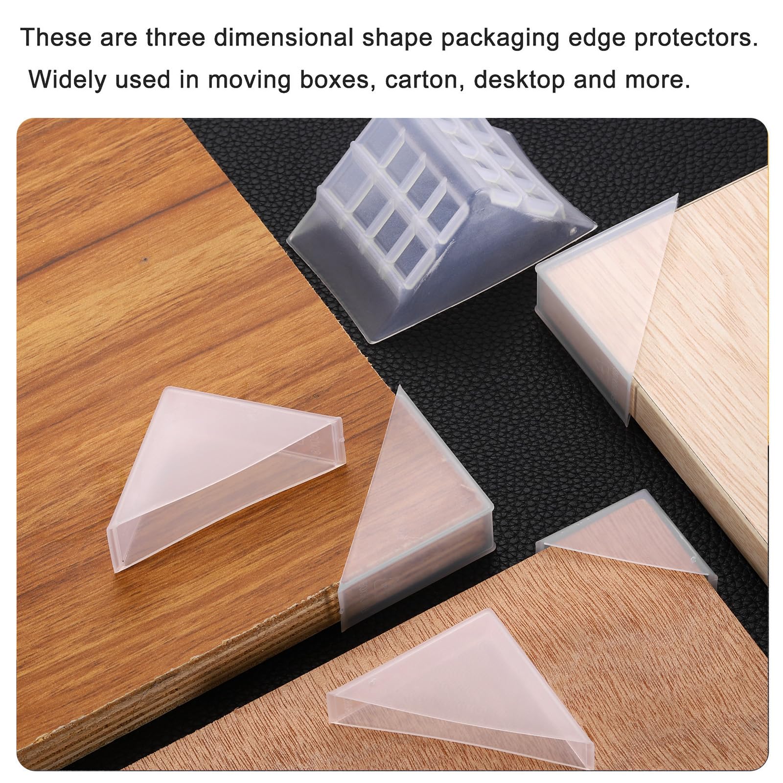 uxcell corner protectors install easily to prevent surface damage.