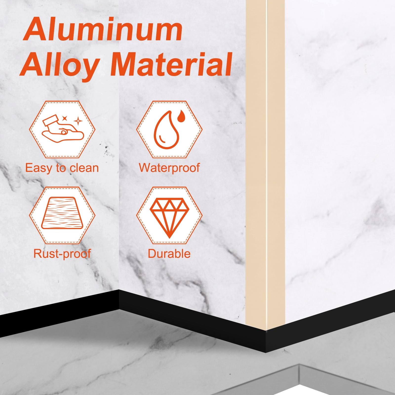 uxcell easy-install corner protectors require no drilling for a clean setup.