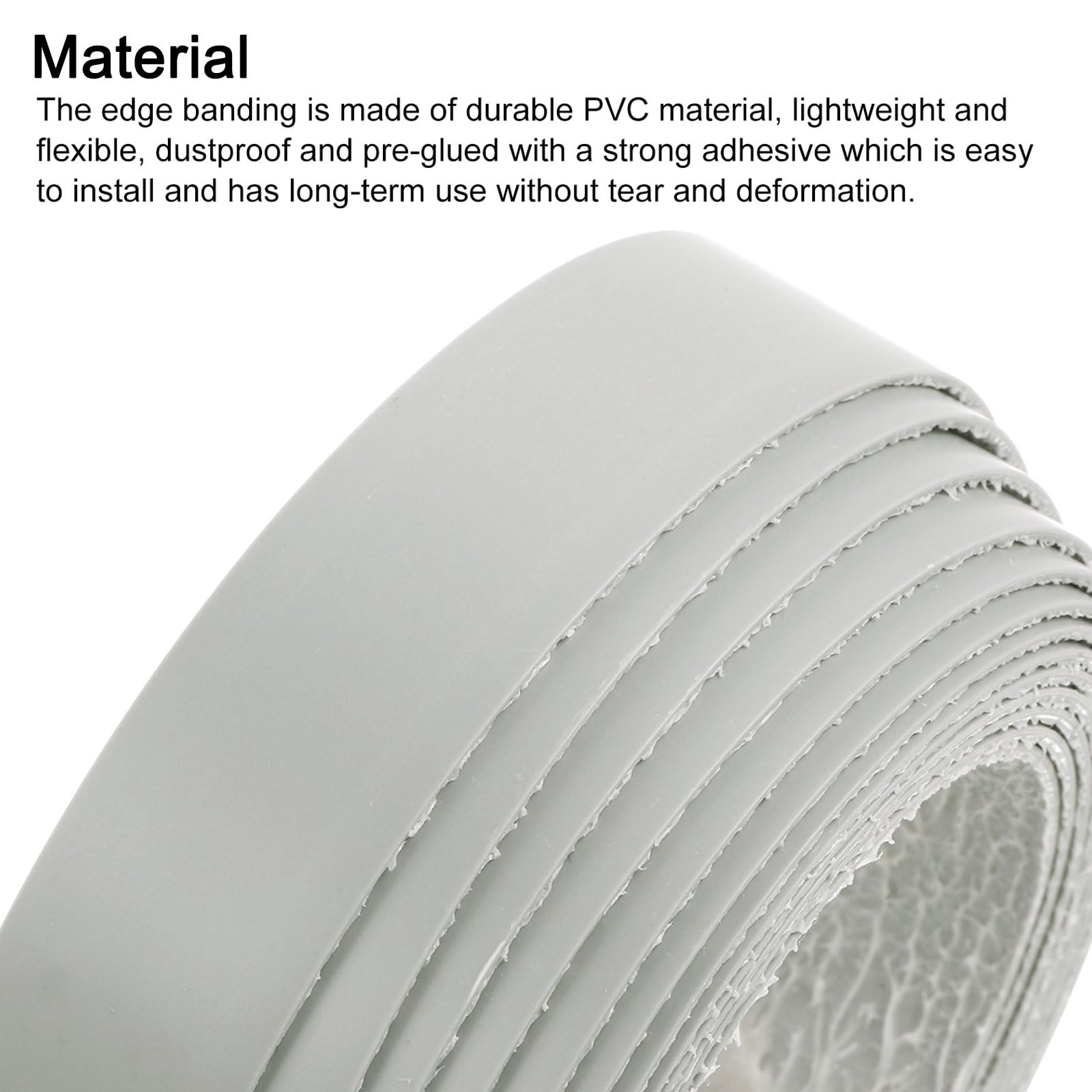 uxcell edge banding is lightweight and flexible for various surfaces.