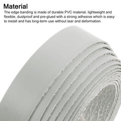 uxcell edge banding is lightweight and flexible for various surfaces.