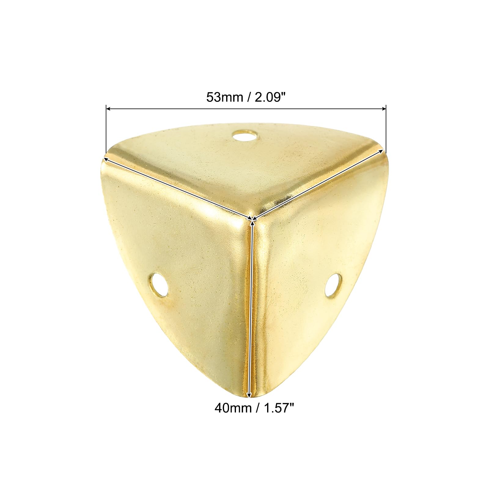 uxcell 40mm metal edge guard reinforcing corners on luggage or cases