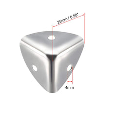 uxcell edge guard for table corners 25mm silver prevents chipping and wear