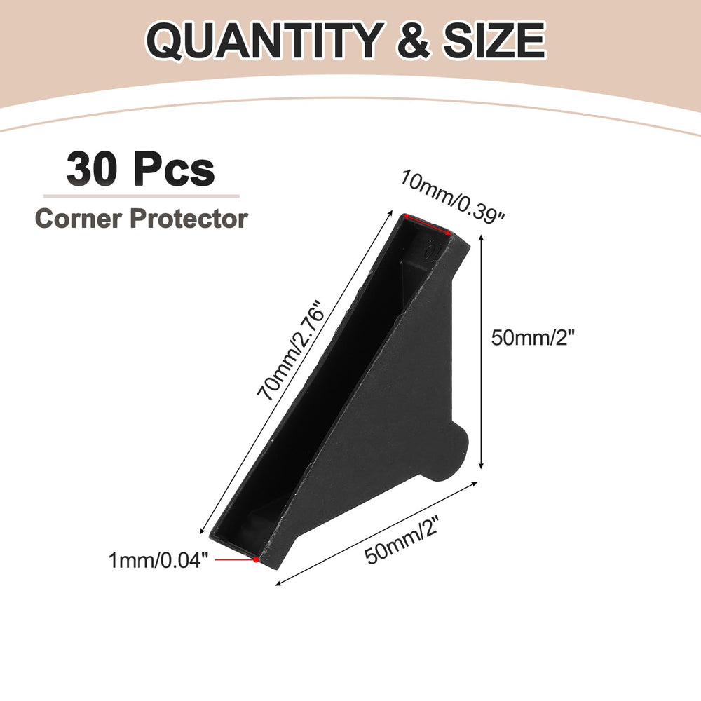 uxcell edge protection corner guard for glass surfaces prevents chipping.