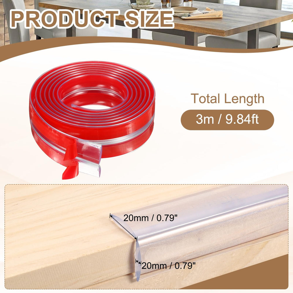 uxcell corner guard 4pcs keeps corners safe from bumps in busy rooms