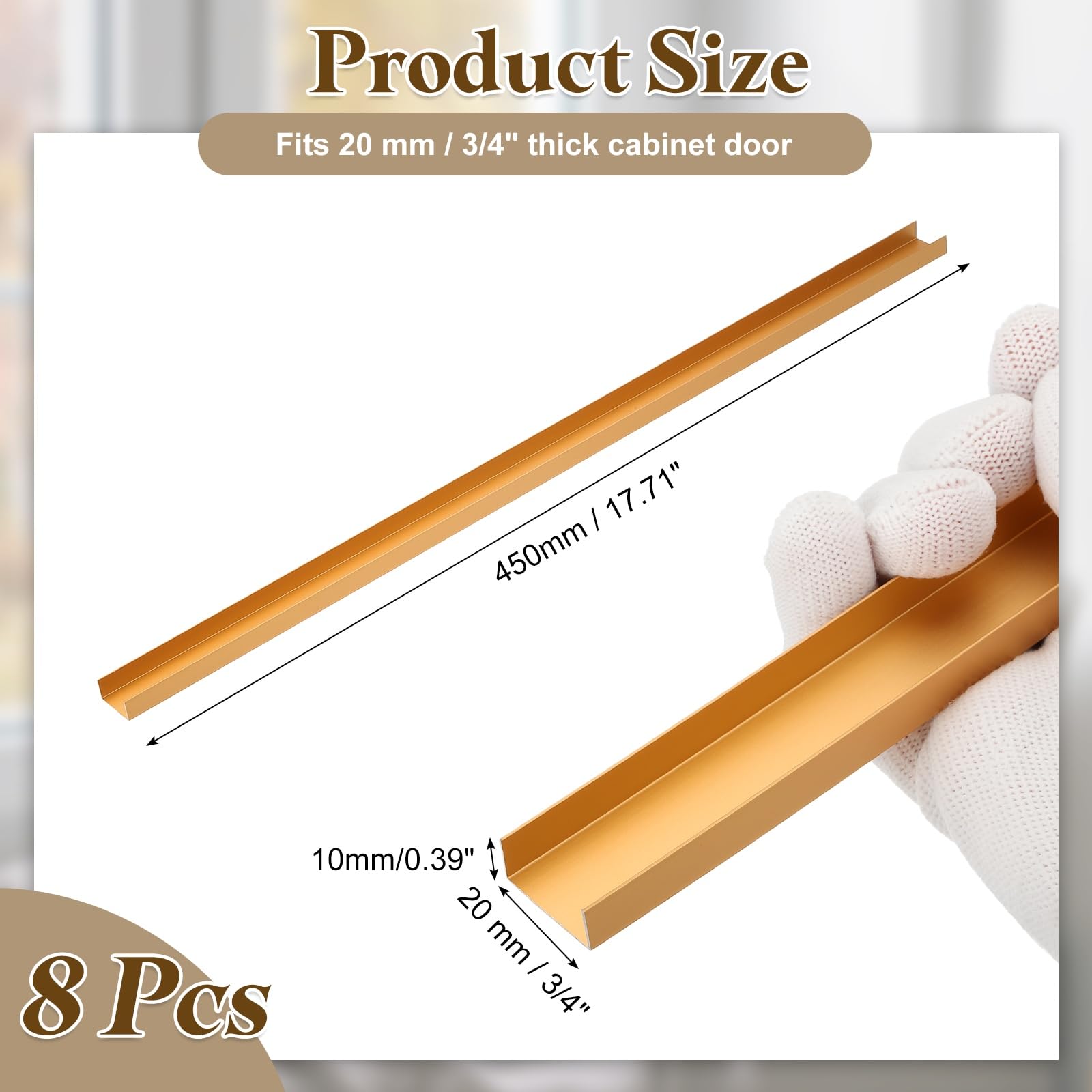 uxcell edge protector with slip-on design, easy installation without tools.
