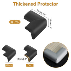 uxcell furniture corner guards with adhesive keep corners safe while preserving appearance