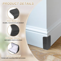 uxcell furniture corner protector applied on table edge for safer spaces.