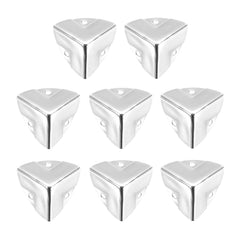 uxcell metal corner protector 0.9 inch silver protects furniture edges with a sleek finish.