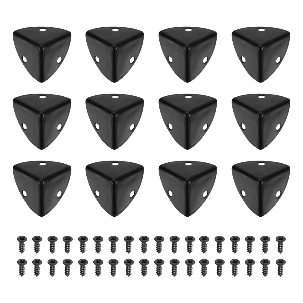 uxcell metal corner protector 23mm on furniture edge provides durable protection