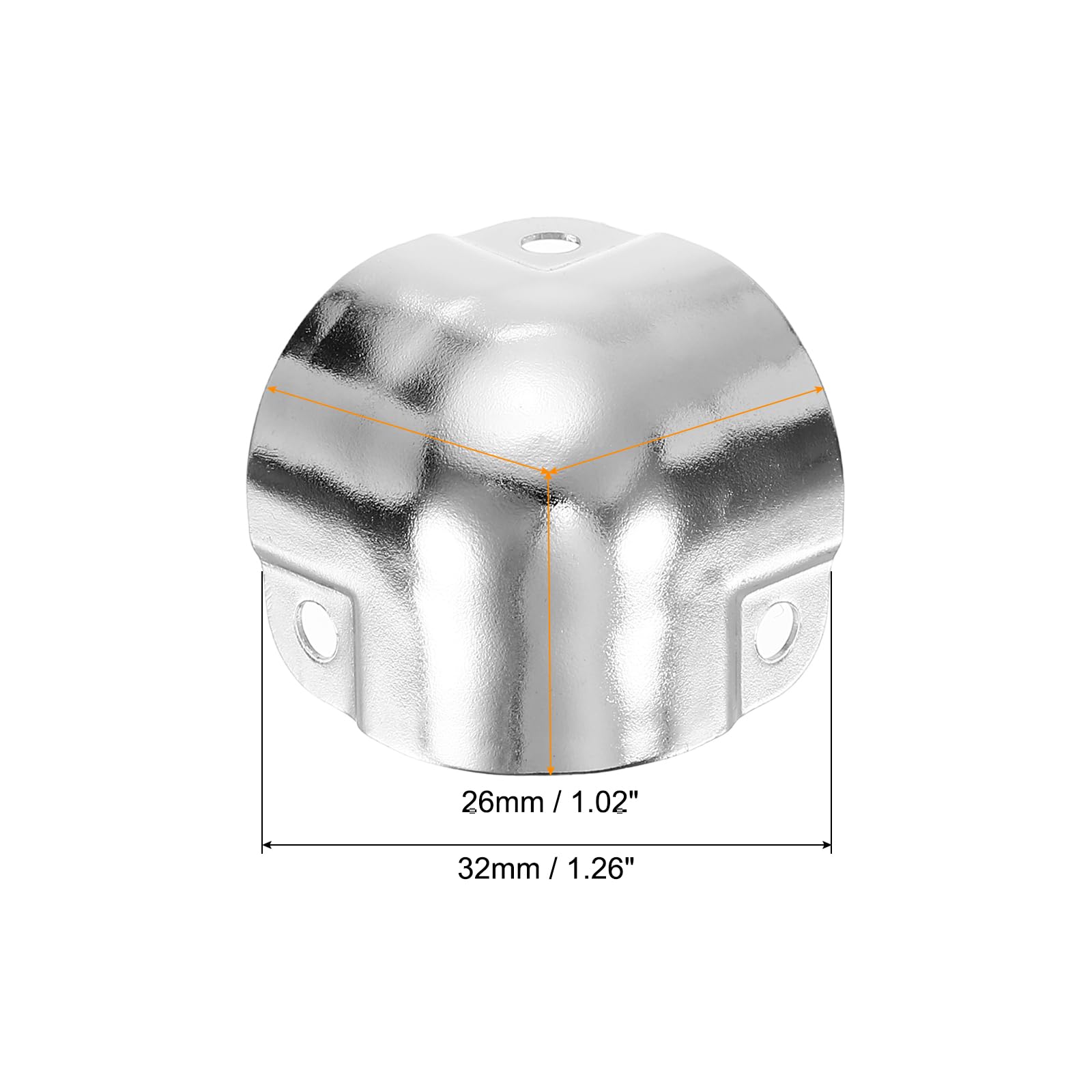 uxcell metal edge guard 26mm safeguards furniture corners against bumps.