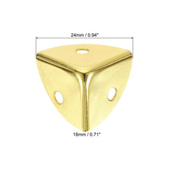 uxcell metal edge guard in silver enhances corner strength and style.