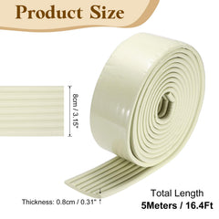 uxcell NBR foam edge protector sticks with adhesive backing