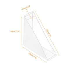uxcell plastic corner guard protects mirrors, tiles, and plates from edge damage
