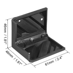 uxcell pp corner protector closeup highlights lightweight, durable polypropylene material