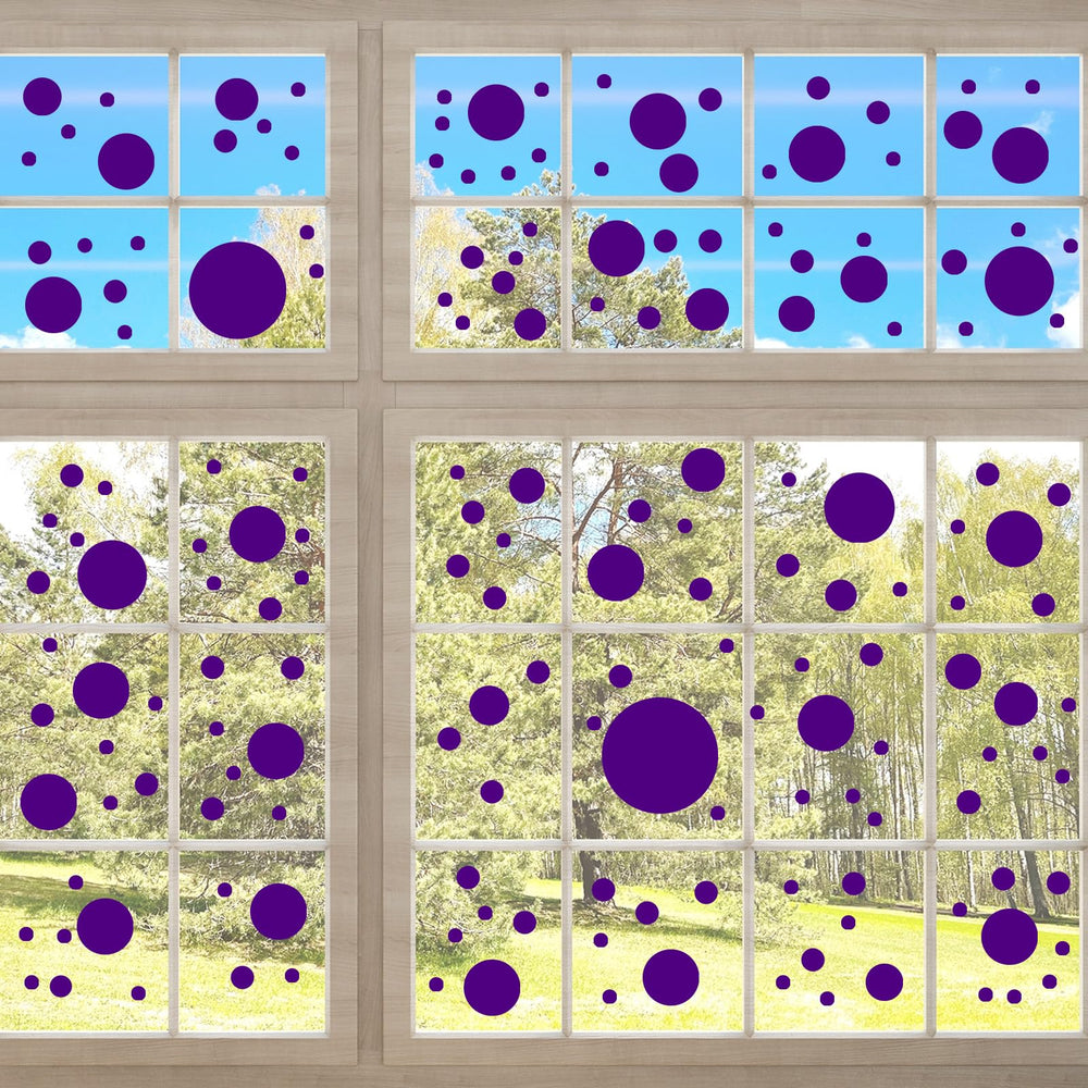 uxcell room decor for nursery playroom purple dots brighten spaces