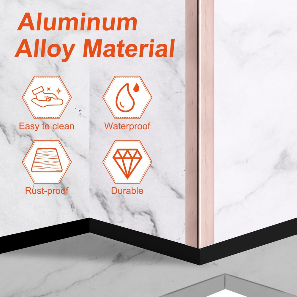 uxcell corner protector adhesive back shows clean seamless look