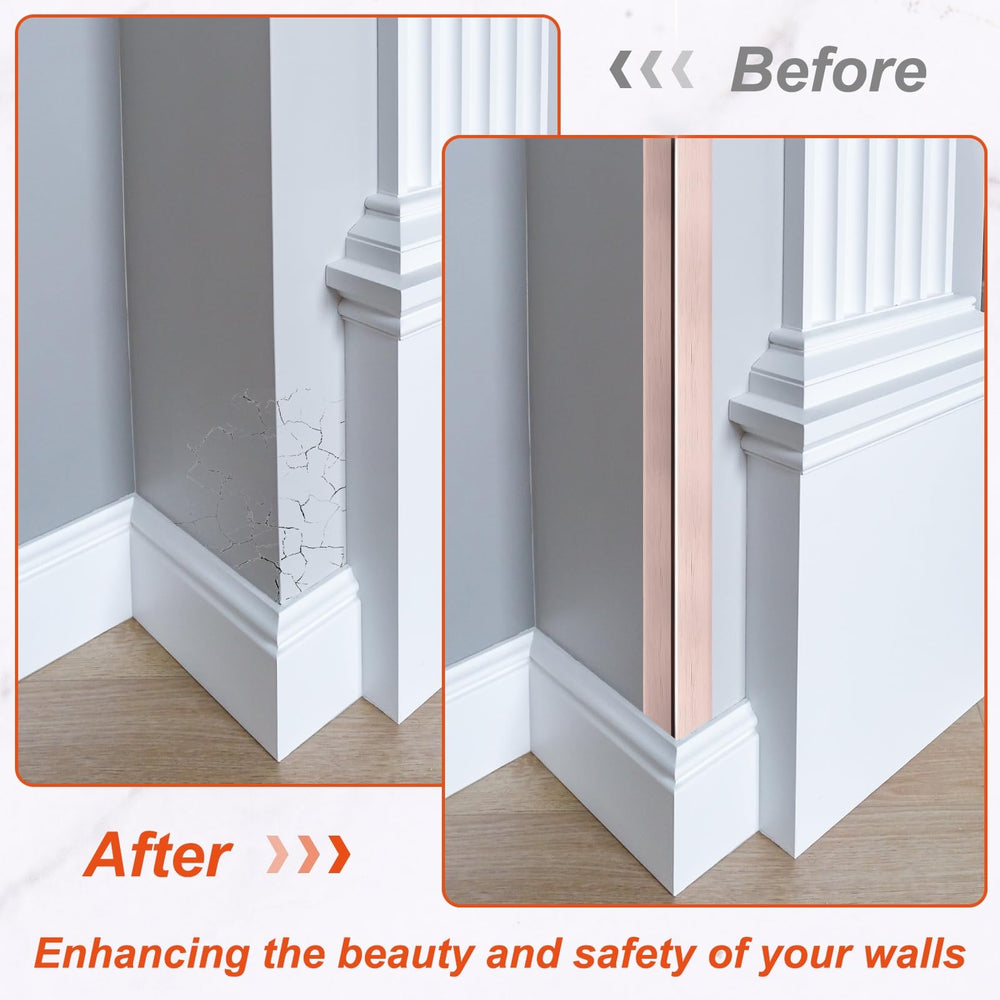 uxcell corner guard close-up highlights mirror-like finish and smooth surface