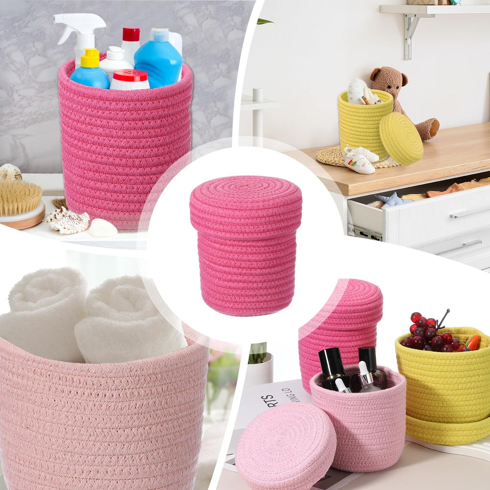 uxcell rose red lid used as a tray