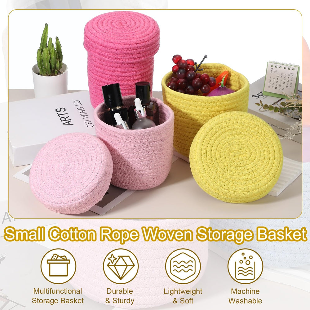 uxcell rose red storage basket in a nursery setting