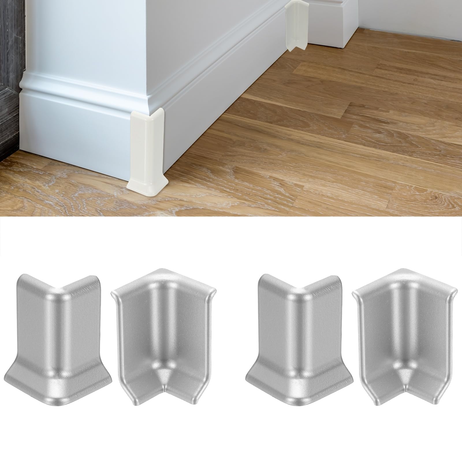 uxcell inner corner block with adhesive backing for easy wall protection.