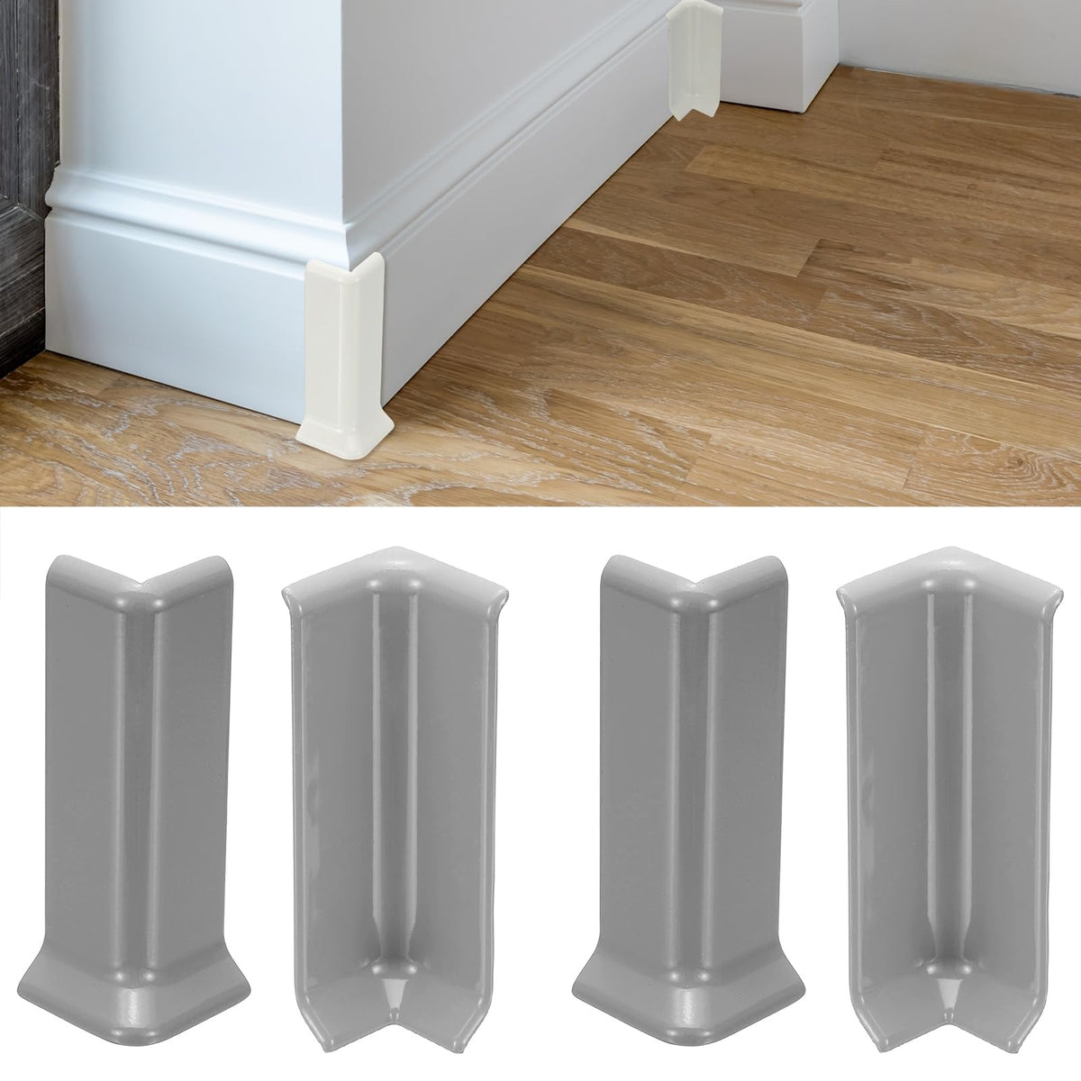 uxcell baseboard corner inner left showing edge protection and strong adhesive