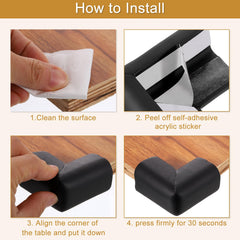 uxcell soft rubber foam cushions absorb shocks and reduce edge damage