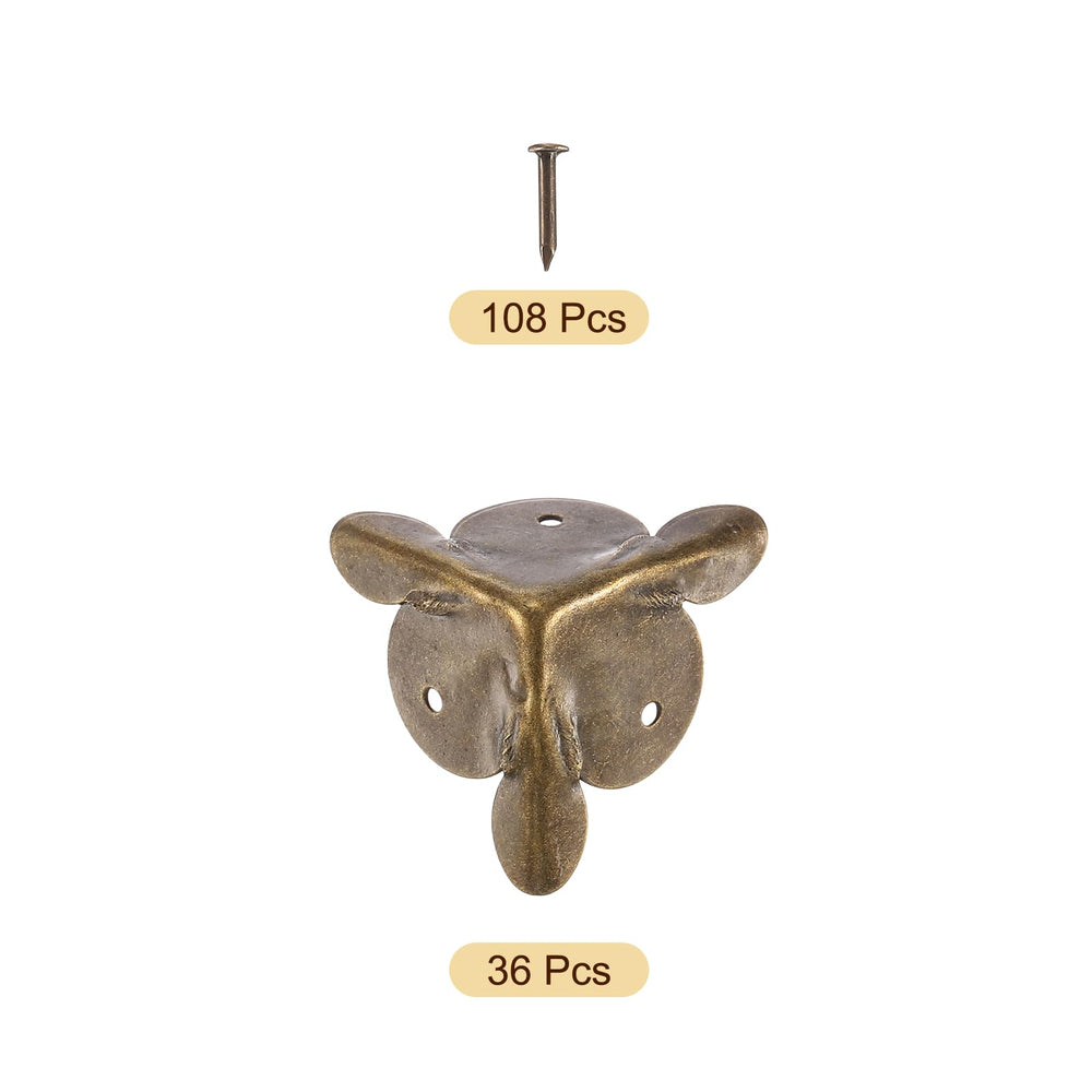 uxcell stair dust corner bronze with screws ensures secure fit and long-lasting edge care.