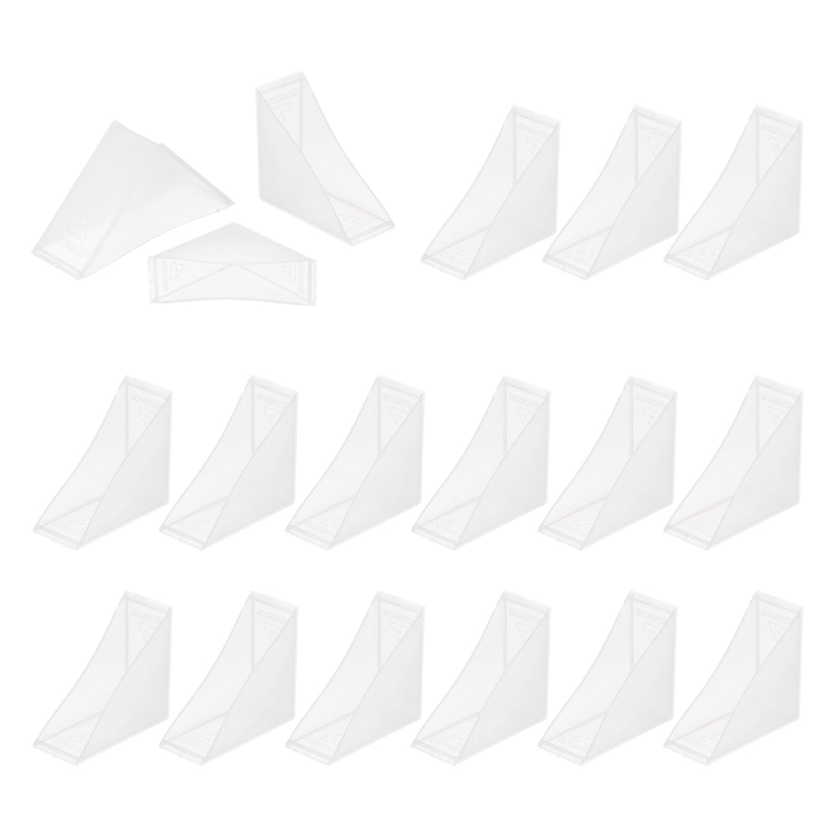 uxcell triangle glass corner protector inner width 20mm provides snug edge protection for fragile surfaces