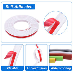 Uxcell U-Shape Edge Banding self-adhesive back detail highlights easy installation on clean surfaces.