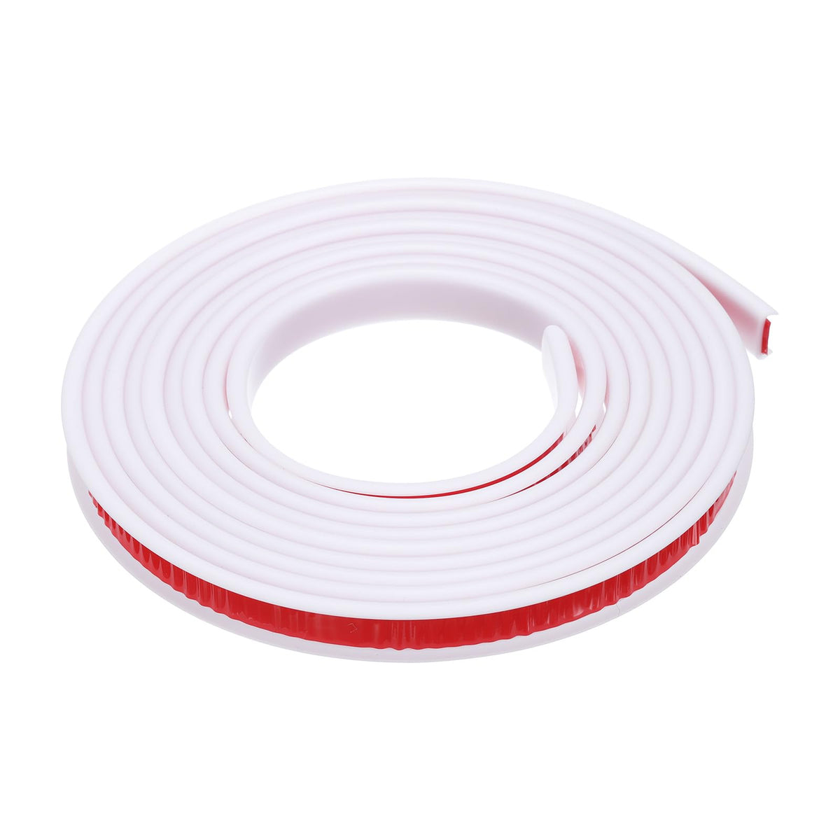 Uxcell U-Shape Edge Banding, white close-up showing durable edge protection for furniture.