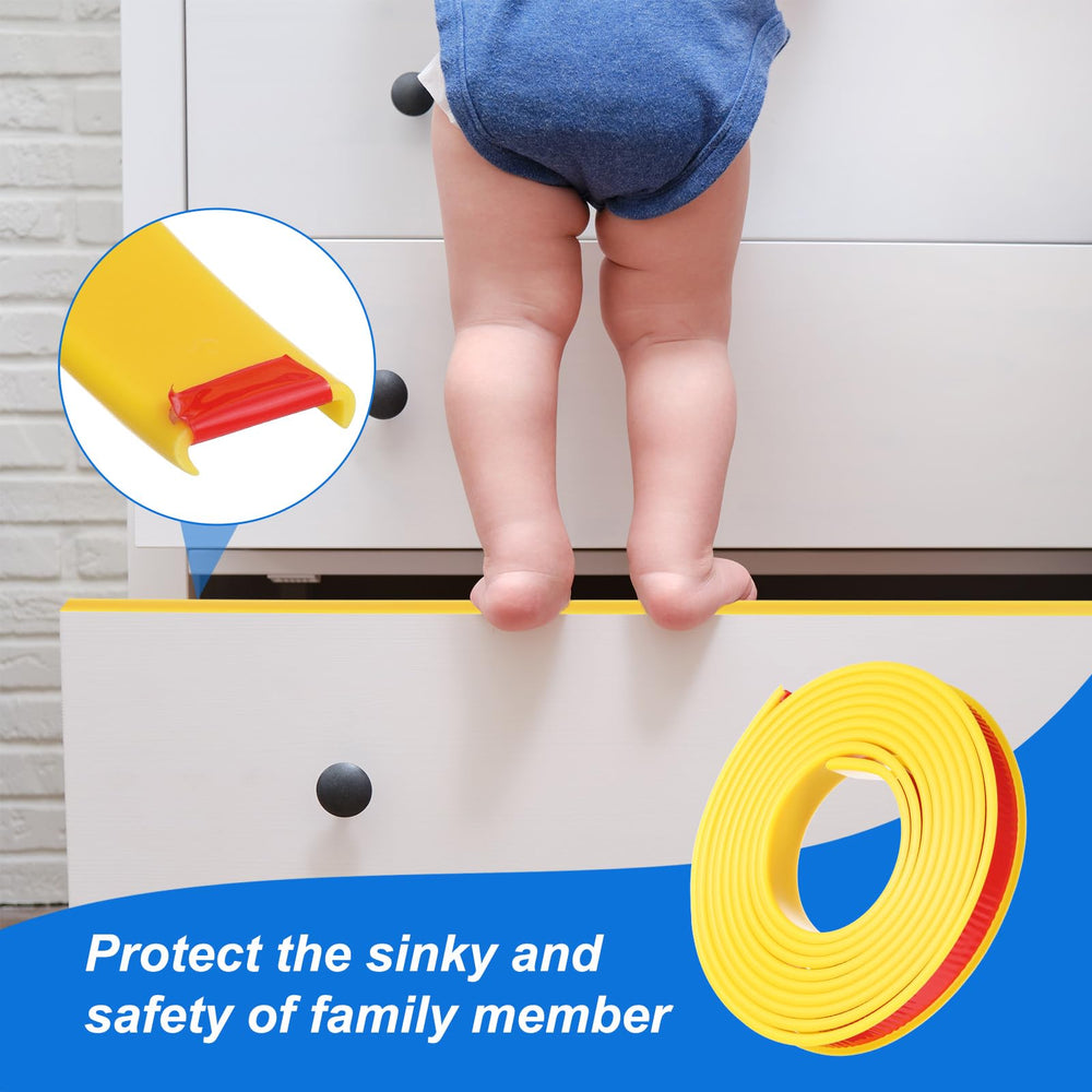Uxcell yellow edge banding allows easy restoration and cabinet repair with a clean finish.