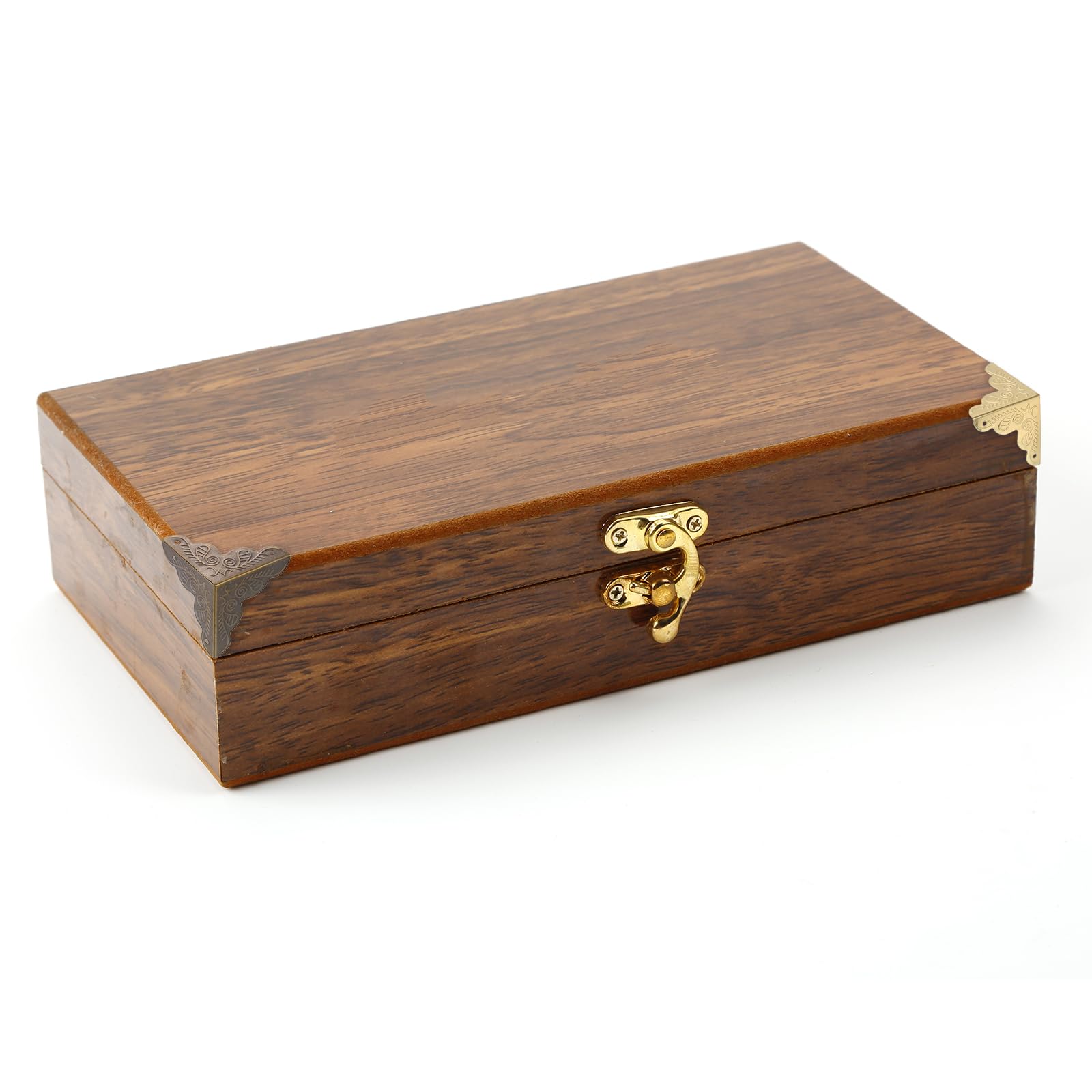 uxcell vintage triangle design highlights antique flair while guarding box edges.