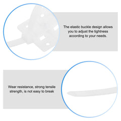 uxcell wall installation using a two-hole method for secure mounting.