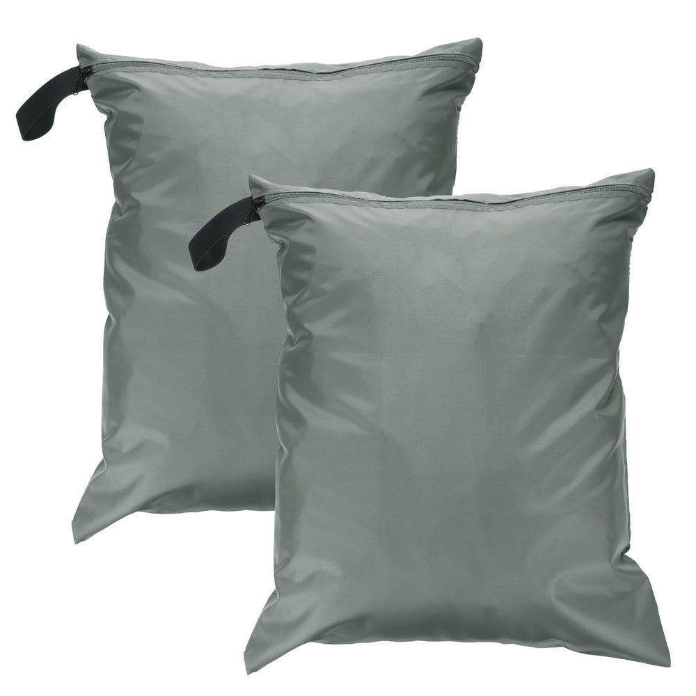 uxcell wet/dry bag folded compact for space-saving travel storage.