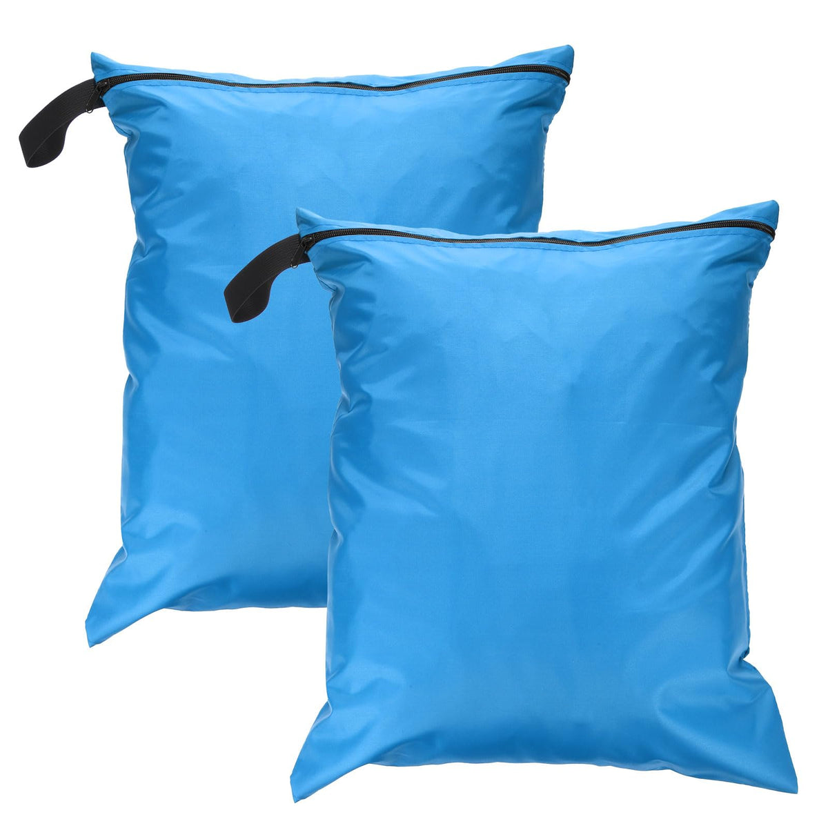 uxcell wet-dry bag 16x20 blue, closed layout keeps items organized during travel.