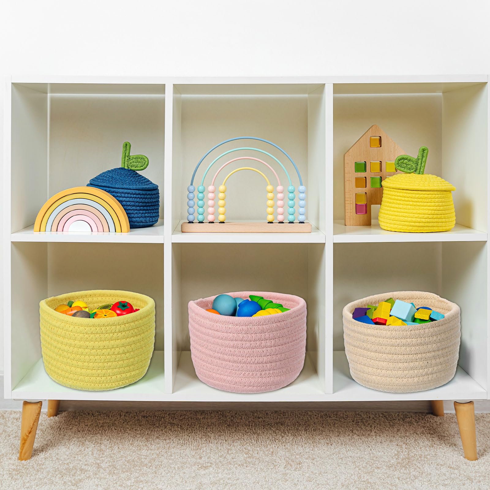 uxcell basket can serve as a decorative plant pot cover.