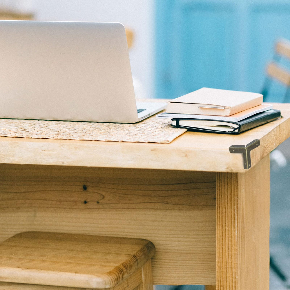 uxcell wooden crate corner protector highlighting durable yellow edge