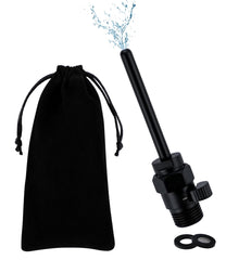 V-Frankness Shower Enema Cleaner nozzle in matte black for smooth cleaning
